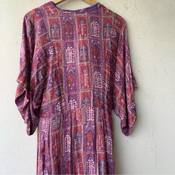 Anthropologie lovely dress with bell sleeves. - Picture 9 of 13